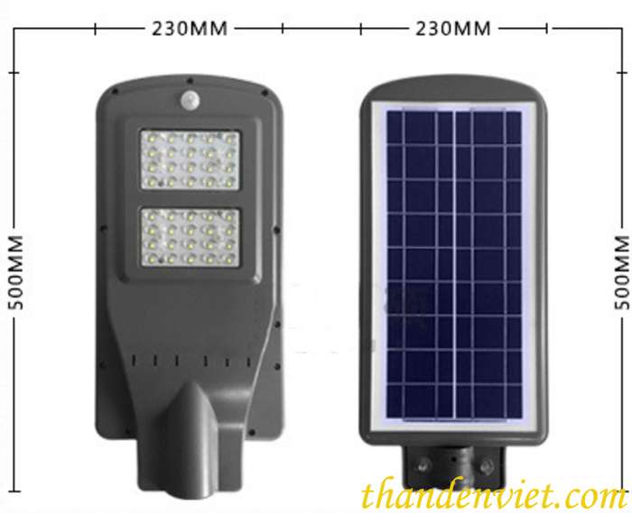 Đèn đường năng lượng mặt trời NK0021 40W